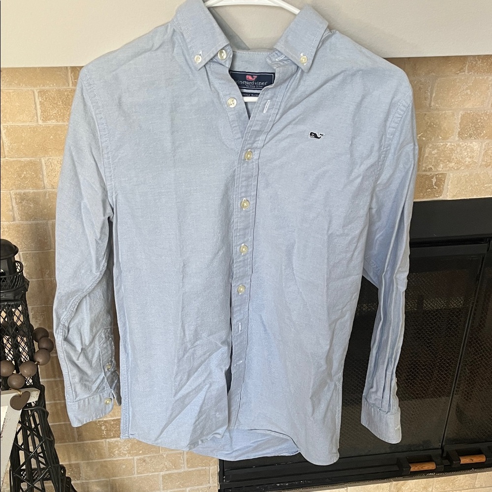 Vineyard Vines Light Blue Casual Button-Down Shirt